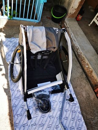 Remolque niños bicicleta