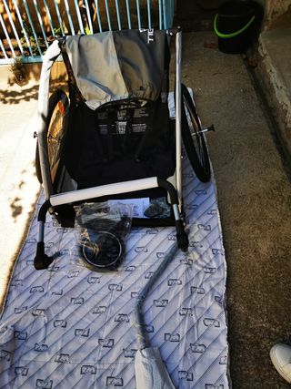 Remolque niños bicicleta