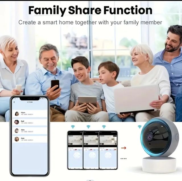 Telecamera Wifi Sicurezza Smart Home mobile NUOVA