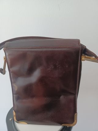 Bolso bandolera piel marrón - El Corte Inglés