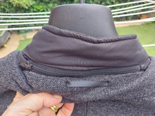 Cappotto grigio 3/4 con interno taglia 58