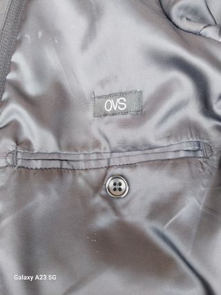 Cappotto grigio 3/4 con interno taglia 58