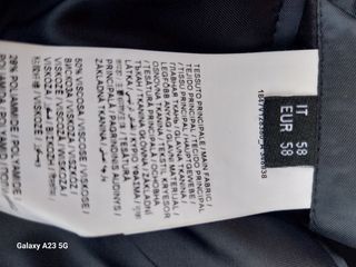 Cappotto grigio 3/4 con interno taglia 58