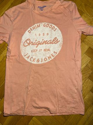 Camiseta Jack&Jones rosa - Talla M