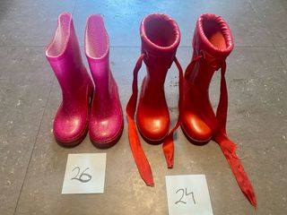 Botas de agua niña tallas 24 y 26