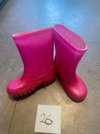 Botas de agua niña tallas 24 y 26