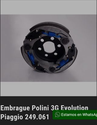 Embrague Polini 3G Evolution Piaggio