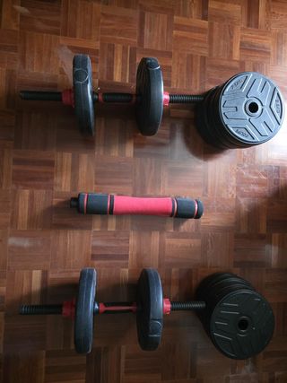 Set mancuernas ajustables