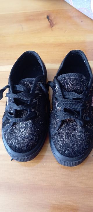 Zapatillas niña glitter núm 29