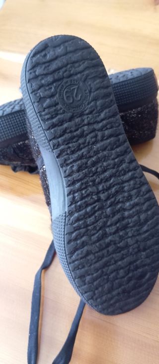 Zapatillas niña glitter núm 29
