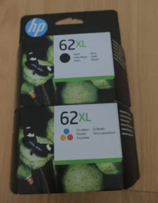 HP 62XL Negro + Color - ORIGINALES y NUEVOS
