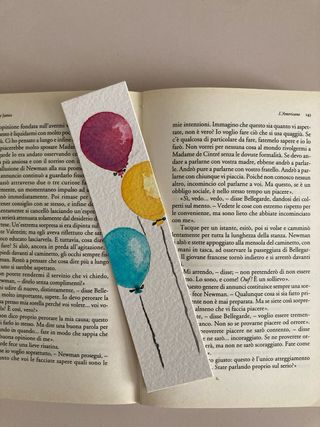 Segnalibri acquerello fatti a mano