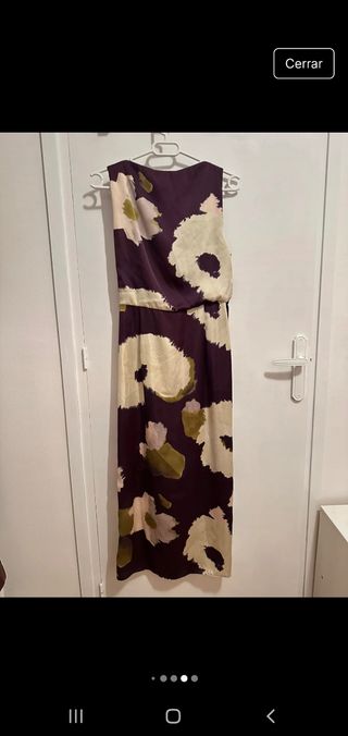 Vestido midi Zara estampado flores