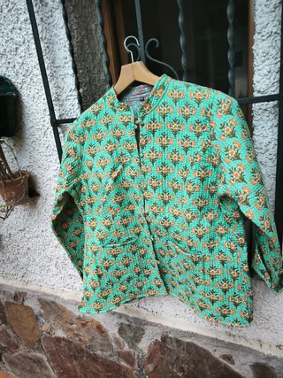 Chaqueta India,reversible,XXL/XL

