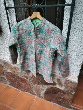 Chaqueta India,reversible,XXL/XL
