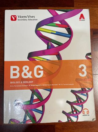 B&G 3 + Cd (biology & Geology) 3d Class