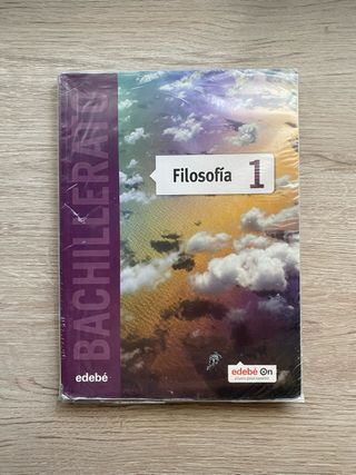 Libro Filosofía 1º Bachillerato Edebé On