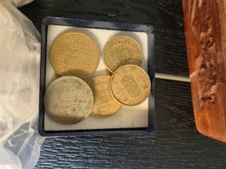 Monedas antiguas pesetas españolas