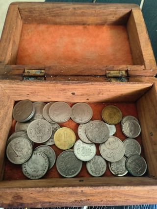 Monedas antiguas pesetas españolas
