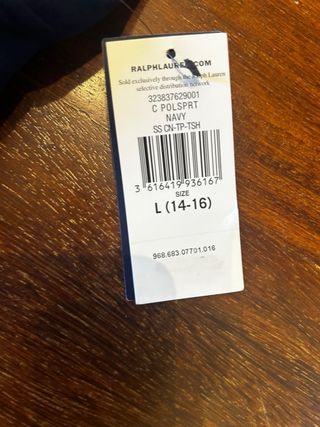 Camiseta Polo Sport Ralph Lauren 14/16