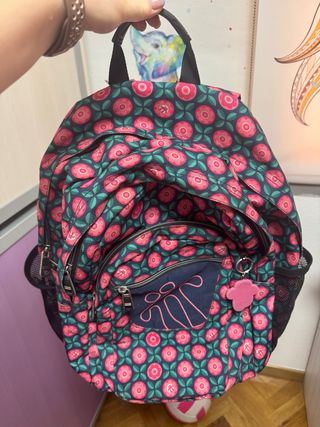 Mochila Totto flores
