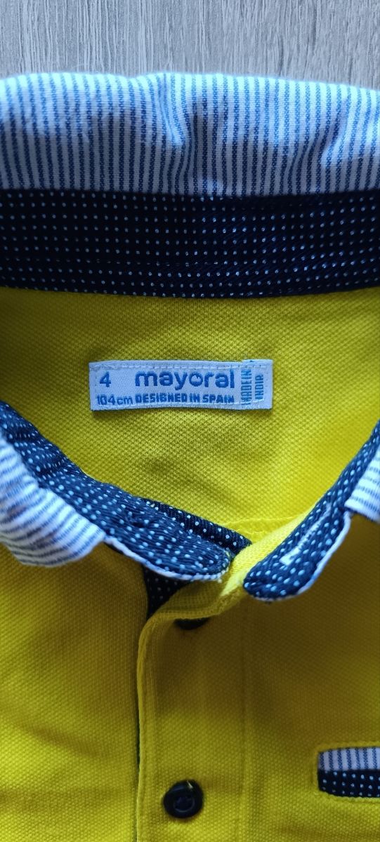 Polo niño Mayoral amarillo