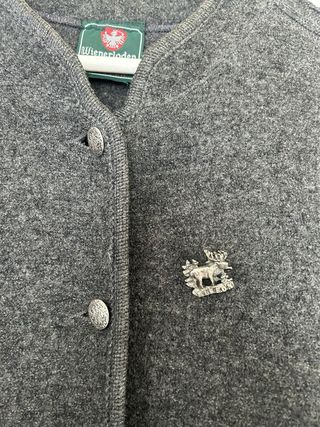 Chaqueta Wienerloden - Lana Gris
