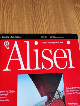 Riviste Alisei Touring Club Italiano n.1 e 2 