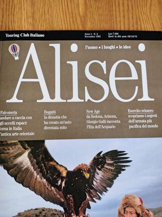 Riviste Alisei Touring Club Italiano n.1 e 2 