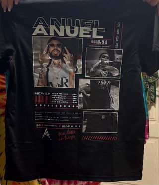 Camiseta Anuel AA - Negra