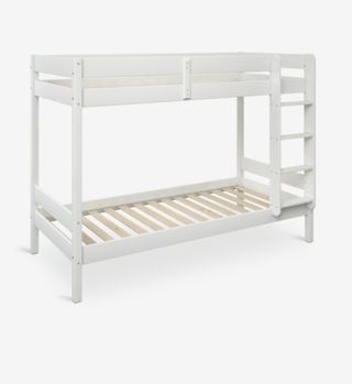 Litera blanca de madera maciza