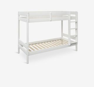 Litera blanca de madera maciza