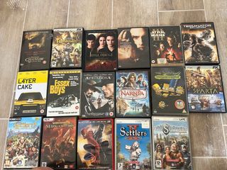 16 DVDs y 5 juegos PC