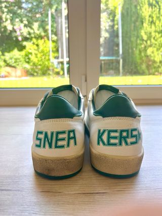 Golden Goose Ballstar Zapatillas - Verde/Blanco