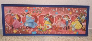 Puzzle Princesas Disney enmarcado