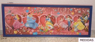 Puzzle Princesas Disney enmarcado