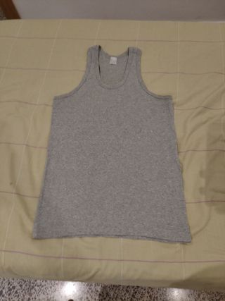 Camiseta tirantes gris - Talla M