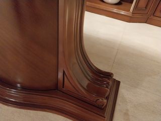 Mesa comedor ovalada madera 180x90
