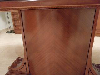 Mesa comedor ovalada madera 180x90