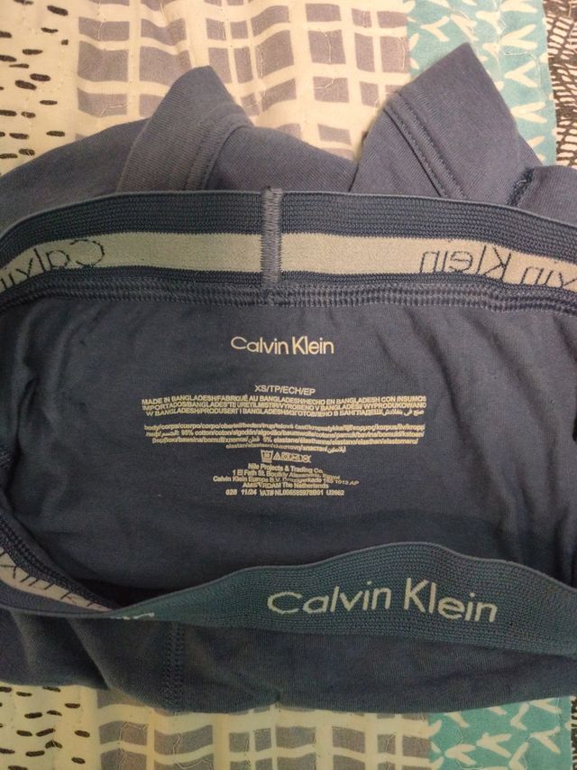 3 Calzoncillos Calvin Klein - Azul & Gris