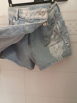 Shorts Jeans Zara - Blu