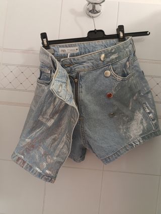 Shorts Jeans Zara - Blu