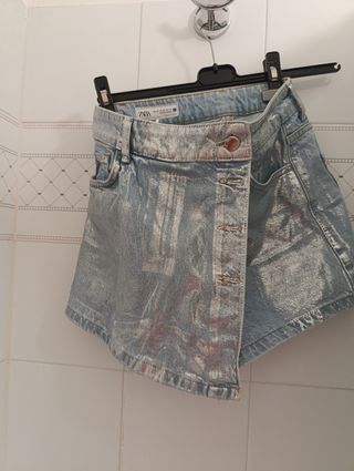 Shorts Jeans Zara - Blu