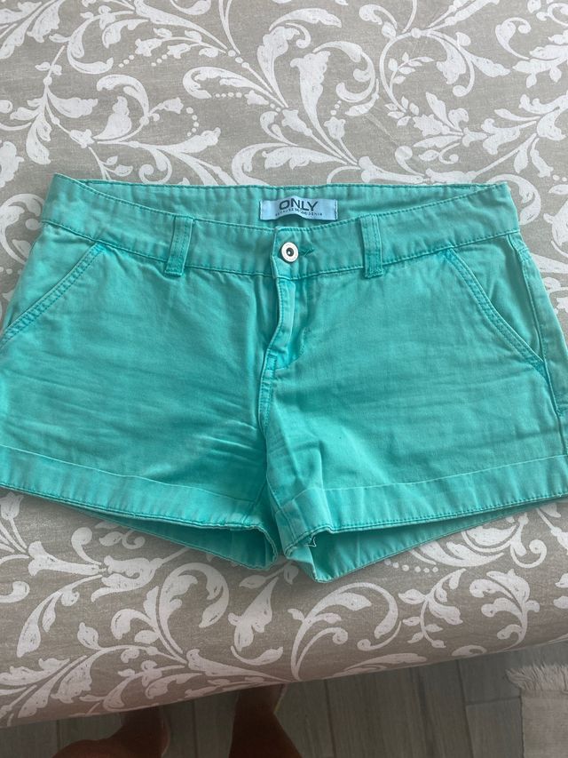 Shorts ONLY turquesa talla M