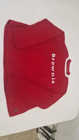 Jersey Brownie rojo