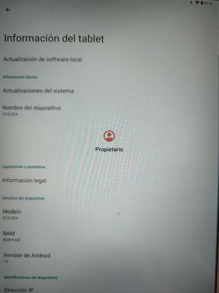Tablet + teclado bluetooth incluido 