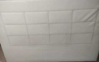 Estructura cama y cabecero polipiel 