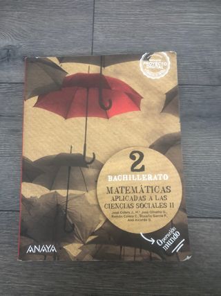 Matemáticas aplicadas a las Ciencias Sociales II.