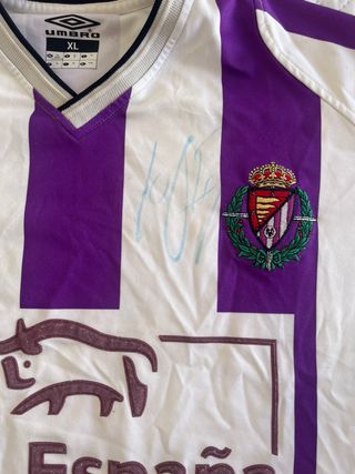 Camiseta Real Valladolid firmada Tote
