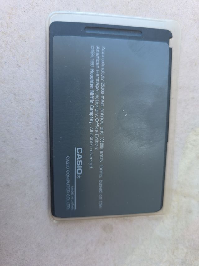 Electronic dictionary